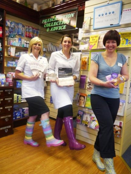 Dispensing assistants Denise Briscoe and Faye Craigie with Amanda Smith, pharmacy manager at Heath Pharmacy, Savile Park