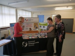 People at the osteoporosis information day