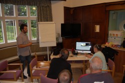 A man teaching a digital media class South West Yorkshire Partnership NHS Foundation Trust