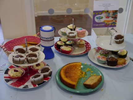 Cakes made for the Time for a Cuppa event