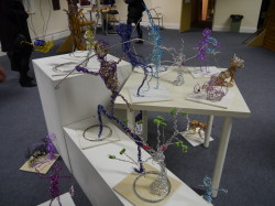image of wireless sculptures at March Art Walk South West Yorkshire Partnership NHS Foundation Trust