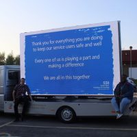 Read more: Video van lights up #clapforcarers