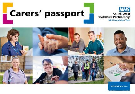 A screenshot of the front cover of the Carers' Passport