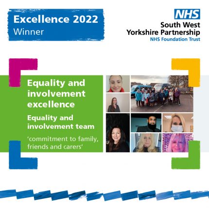 Equality and involvement team winner of the equality and involvement excellence award
