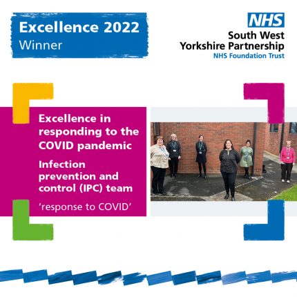 Infection prevention and control team winners of excellence in responding to the covid pandemic award