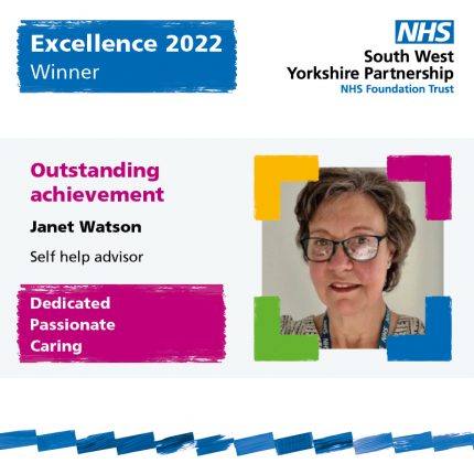 Janet Watson winner of outstanding achievement award 