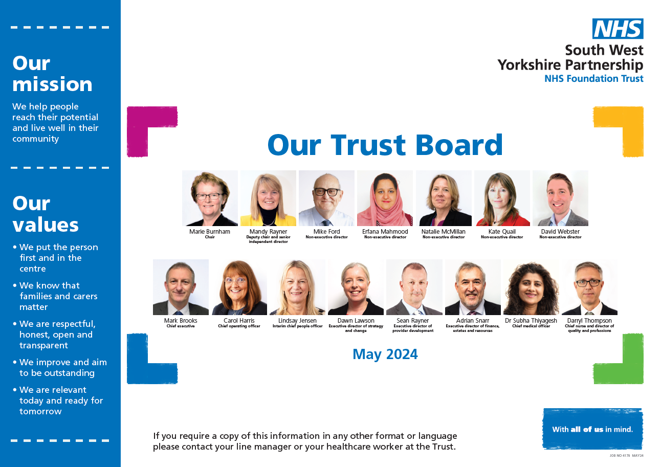 Image of the Trust board