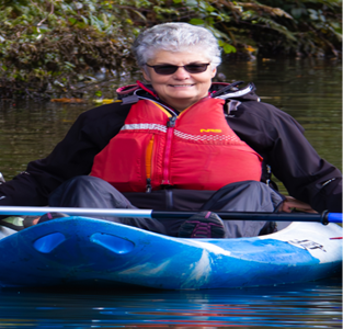 Image of Kim who is a volunteer at the Trust.