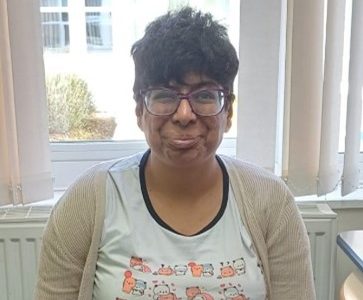Halima, co-facilitator volunteer.