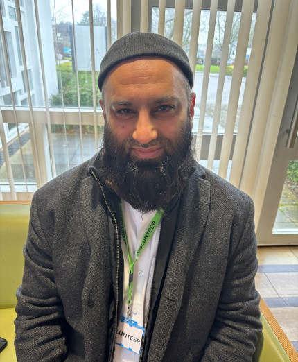 Image of Abdul, Muslim lay chaplain at the Trust.