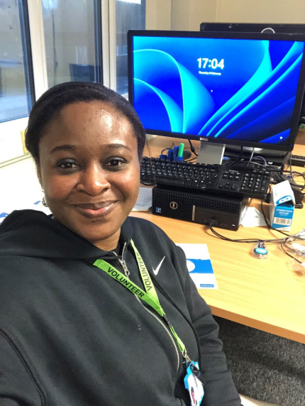Image of Glory, support worker at the Trust.
