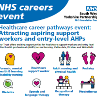 Read more: Calling all aspiring support workers and entry-level AHPs… come to the Trust’s upcoming careers event