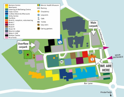 Map of volunteer services