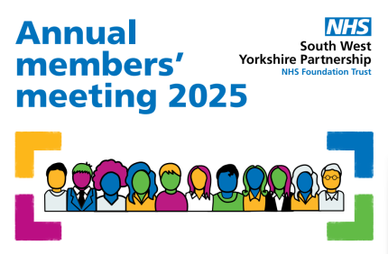 Image of multicoloured heads. Text reads annual members' meeting 2025