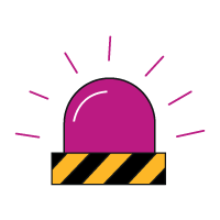 Alarm buzzer icon