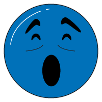 An icon with a face to represent physical trauma
