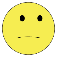 An icon with a face to represent longing