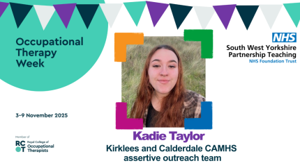 Picture of occupational therapist Kadie Taylor - Calderdale and Kirklees CAMHS