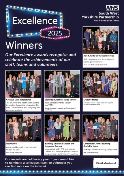 Excellence Awards 2025 team winners