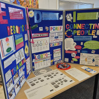 Notice board of information