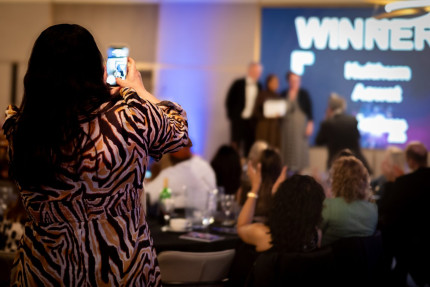 Photo of an award ceremony
