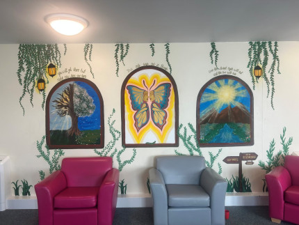 A photo of a mural
