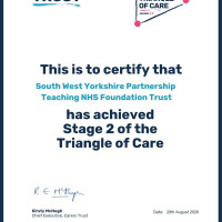 Read more: Trust achieves Triangle of Care Star 2 Accreditation